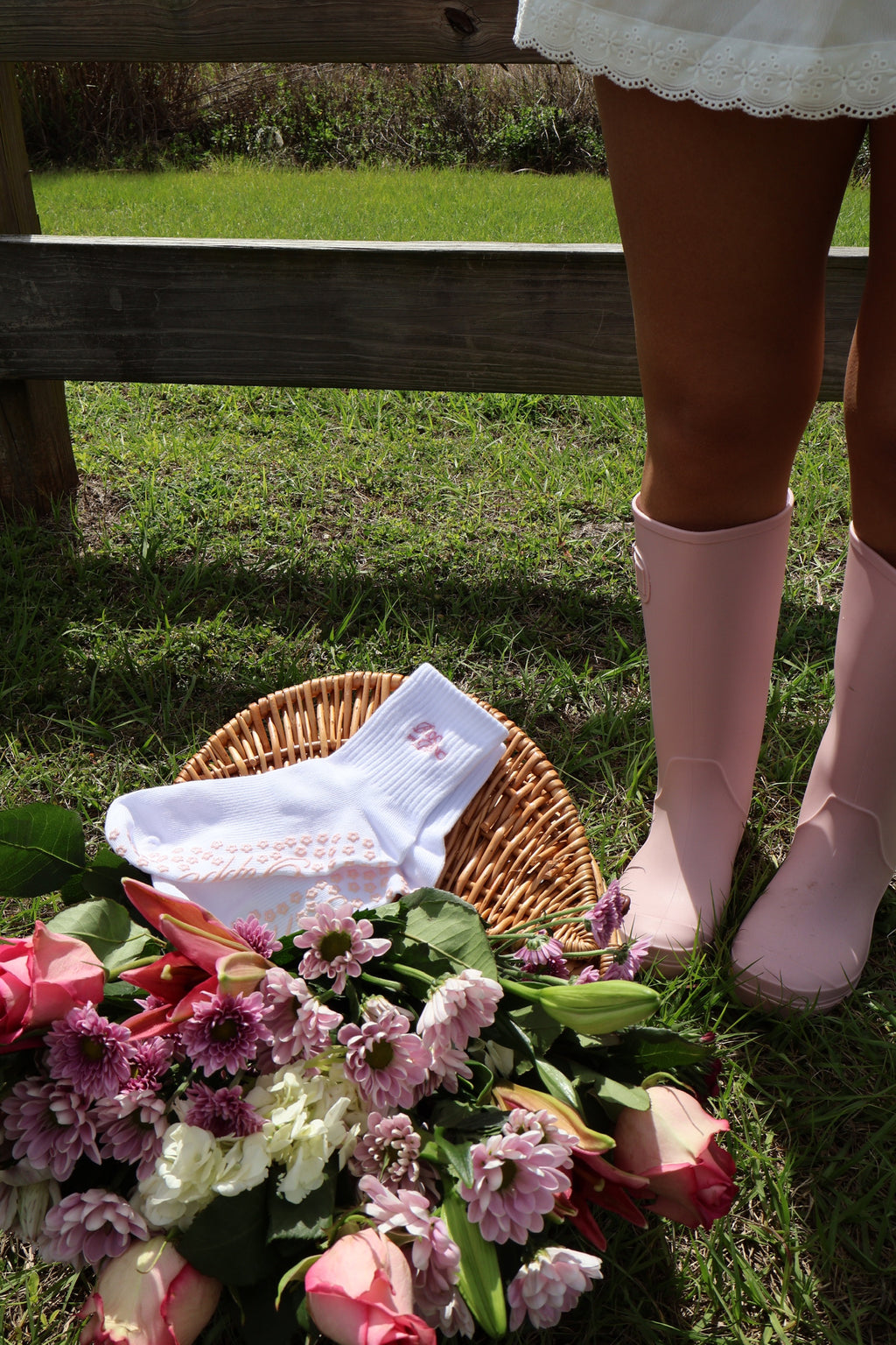 BLOOM AND BALANCE GRIP SOCK