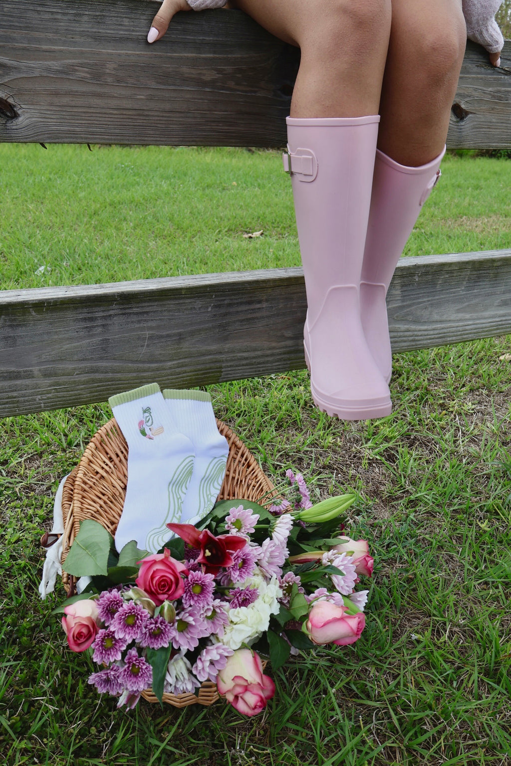 FROM THE GARDEN GRIP SOCK