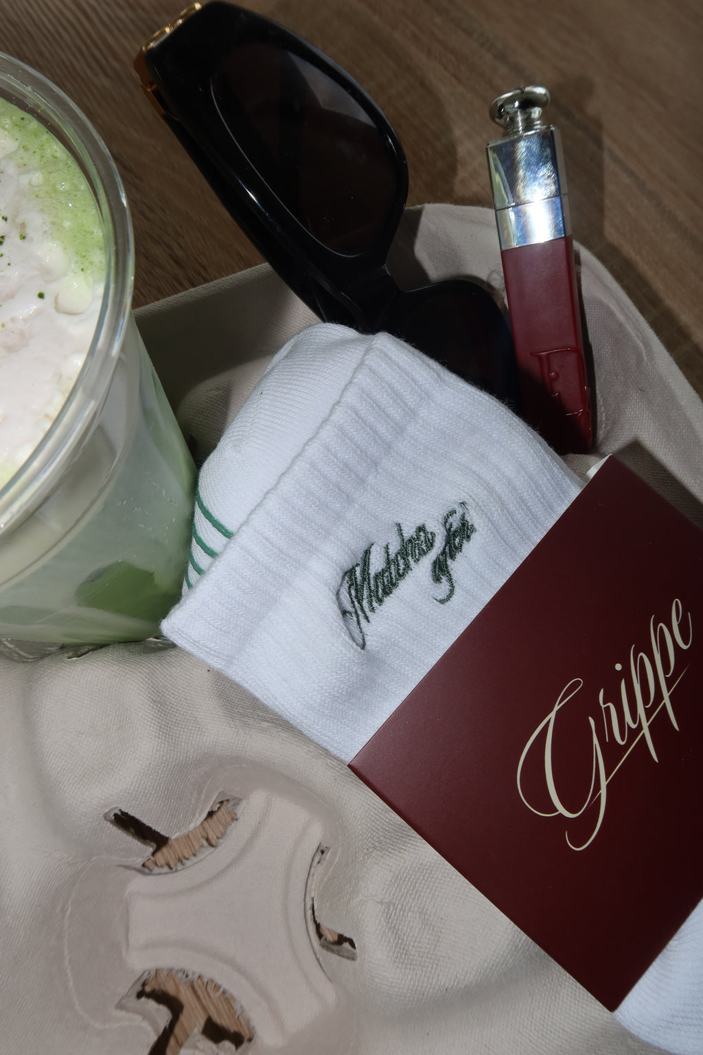 MATCHA AFTER GRIP SOCK