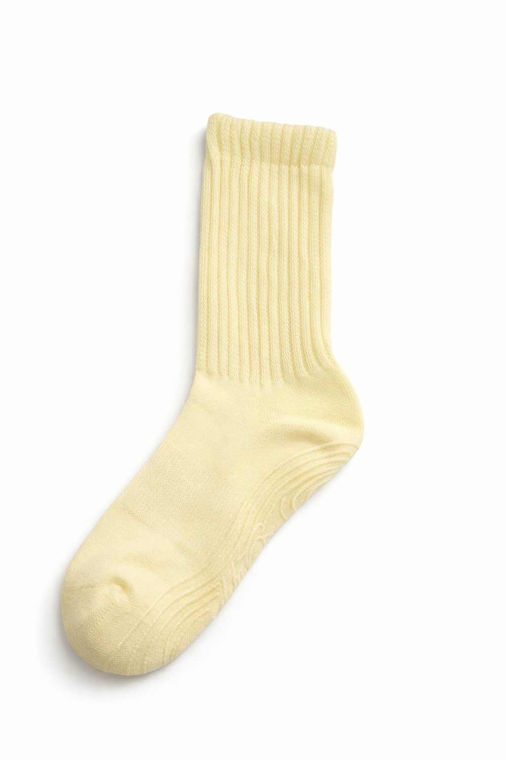 YELLOW SLOUCH GRIP SOCK